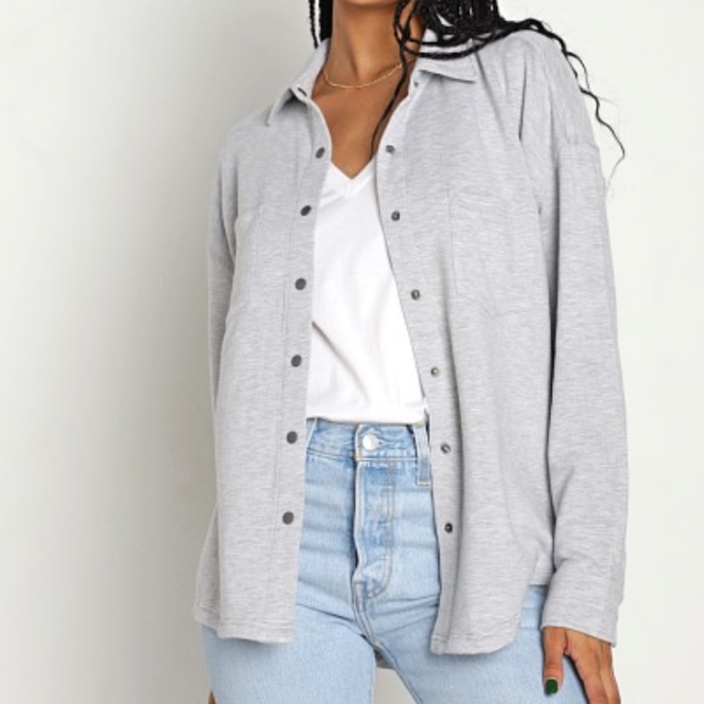 Z Supply WFH Modal shirt jacket